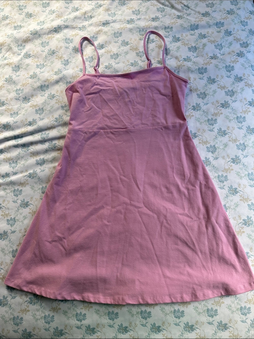 Forever 21 Pink Spaghetti-Strap A-Line Dress
